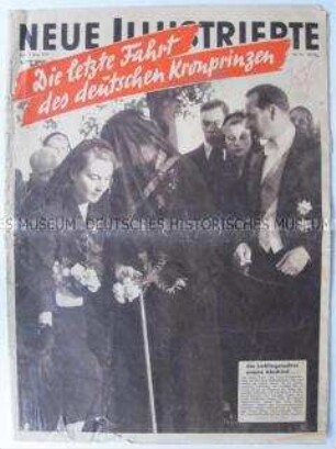 Wochenzeitschrift "Neue Illustrierte" zum Tod des ehemaligen Kronprinzen Wilhelm