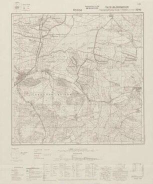 3240 Rhinow, Topographische Karte 1:25000 (4cm - Karte)