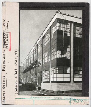 Alfeld a der Leine: Fagus-Fabrik, Architekt: Walter Gropius