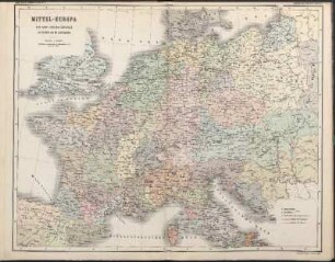 Mittel-Europa nach seiner kirchlichen Eintheilung um die Mitte des XV. Jahrhunderts