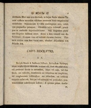 9-23, Casvs Resolvtio.
