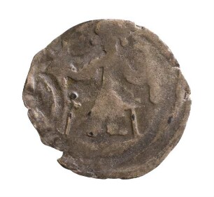 Münze, Pfennig, um 1370 (1323-1373)