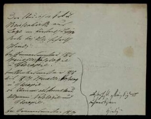 Studienzeugnis für Johann August Beisshenhirtz, unterzeichnet von Karl Himly [zweite Hälfte: Bl. 55v], [Göttingen] [1817]