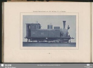 3/3 gek. Tender-Verbund-Locomotive der Holländischen Staatsbahnen auf Java