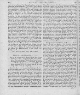 Krause, K. H.: Das Leben im Geiste Gottes, dargestellt für junge Christen. Halle: Hemmerde & Schwetschke 1825