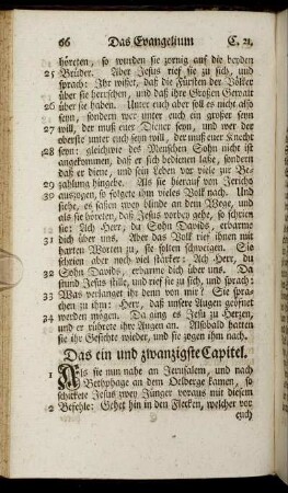 Das ein und zwanzigste Capitel. - Das acht und zwanzigste Capitel.