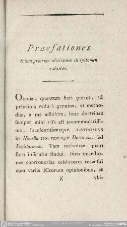 Praefationes trium priorum editionum in epitomen redactae