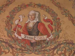 Wandbild: "Anna (gest. 1585)"