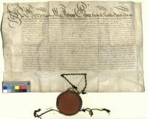 Kurfürst Johann Georg von Sachsen bestätigt die Landesprivilegien des Markgraftums Niederlausitz.