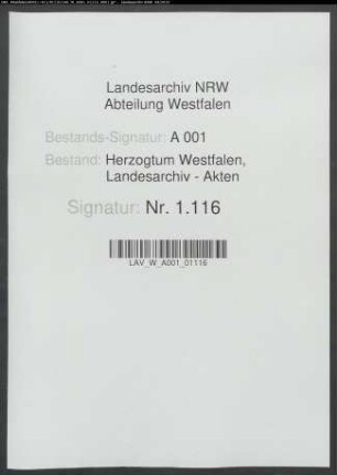 Errichtung eines neuen Dekanats Brilon mit den Pfarreien Brilon, Scharfenberg, Thülen, Alme, Madfeld, Beringhausen, Bontkirchen, Giershagen und Heddinghausen