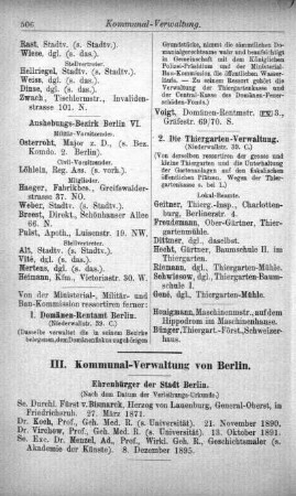 Kommunal-Verwaltung von Berlin