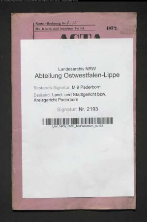 Erblasser: Westemeyer oder Westemeier, Maria (Catharina), geb. Grewe: