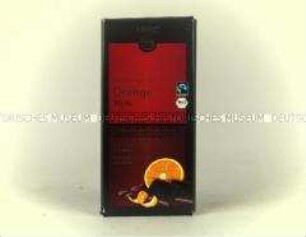Schokoladentafel "Grand Noir Bio / Orange", Packung (leer)