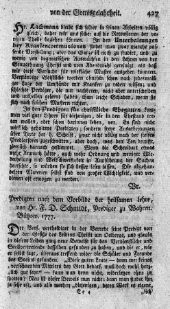 Predigten nach dem Vorbilde der heilsamen Lehre.