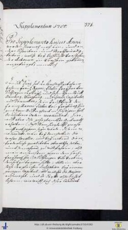 Supplementum 1750