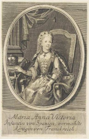 Bildnis der Infantin Maria Anna Victoria von Spanien