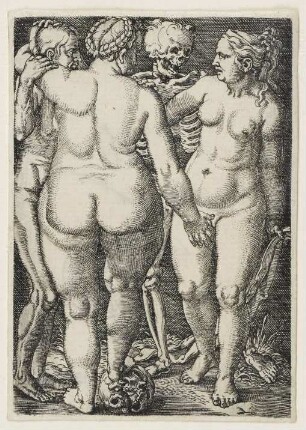 Tod und die drei nackte Frauen