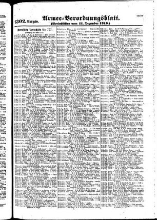 1302.Ausgabe. Montag, 11. Dezember 1916