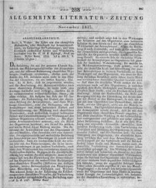 Bischoff, C. H. E.: Die Lehre von den chemischen Heilmitteln oder Handbuch der Arzneimittellehre. Bd. 1. Bonn: Weber 1825