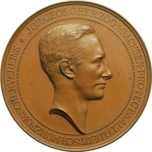 Prinz Johann Georg - 5. Vereinstag Deutscher Münzforscher in Dresden