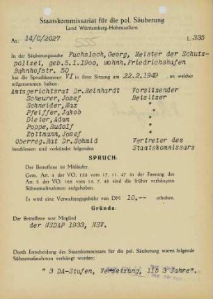 Fuchsloch, Georg