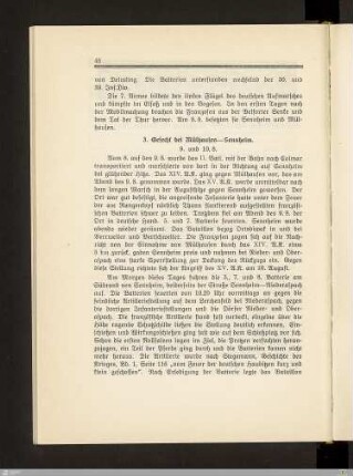 3. Gefecht bei Mülhausen - Sennheim