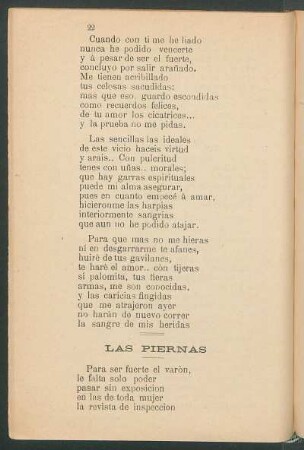 Las piernas