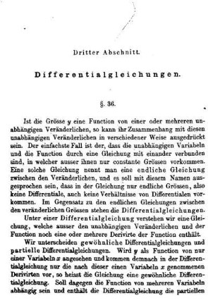 §. 36. Definition und Eintheilung.