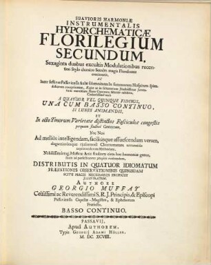 Florilegium secundum : für Streichinstrumente