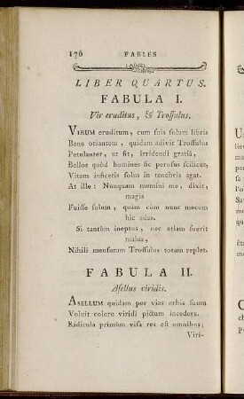 Fabula I. = Fable. I. - Fabula XVII. = Fable. XVII.