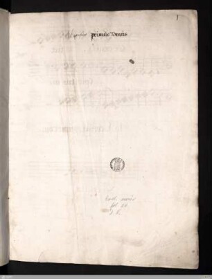 Magnificat primus Tomus
