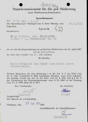 Wilberg, Elly