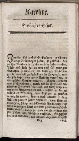 Dreißigstes Stück.