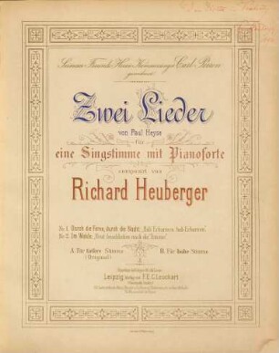 Zwei Lieder