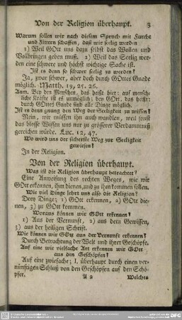 Von der Religion überhaupt