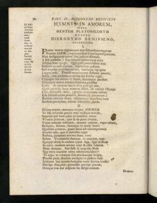 372-380, Hymnus in Amorem iuxta Mentem ...