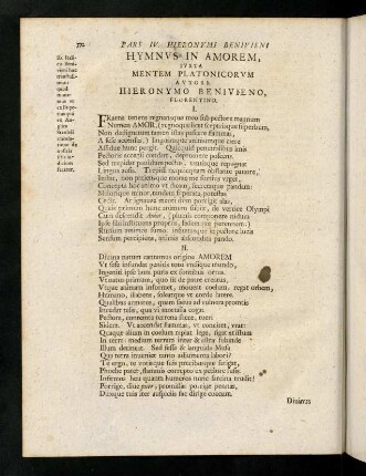 372-380, Hymnus in Amorem iuxta Mentem ...
