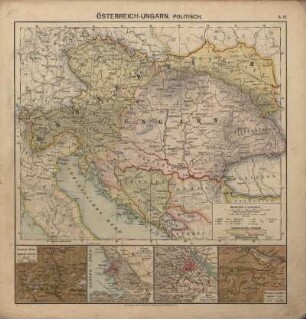 Österreich-Ungarn, politisch, Brenner Bahn, Triest, Wien, Semmering Bahn