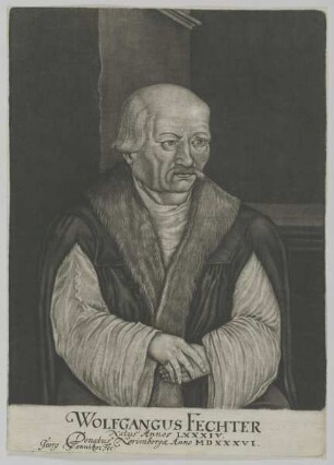 Bildnis des Wolfgangus Fechter