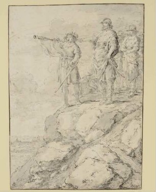 Altes Testament; Folge II, Blatt 12: Jonathan spricht zum Volke