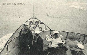 Kriegsmarine - Kaiser beim Flottenmanöver