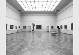 Blick in die Ausstellung der Alten Nationalgalerie, 2. Cornelius-Saal