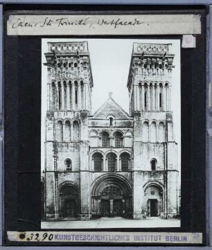 Caen, Abtei Ste-Trinité : Westfassade