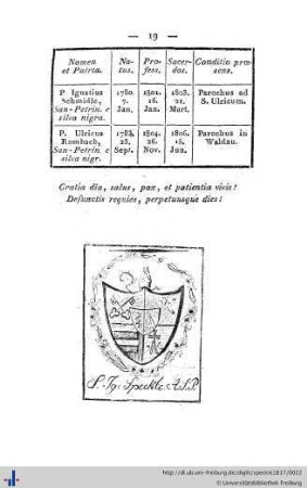 Exlibris Ignaz Speckle