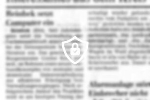 Reinbek setzt Computer ein