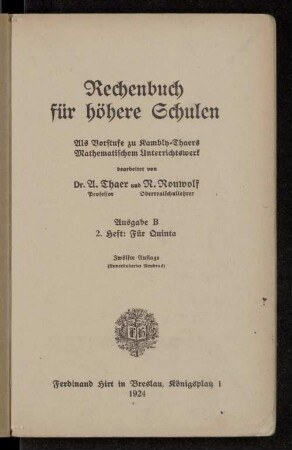 2: Für Quinta