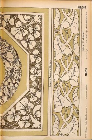 Musterblätter für Holzbrand-Malerei. 210. [1895]