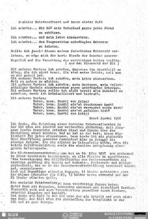 Sozialer Friedensdienst und immer wieder Sofd