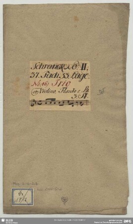 Sonatas - Mus.2477-Q-2 : vl, fl, bc - D; GroT 4362-D; GroT 4639-D