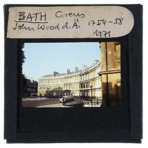 Bath, Circus : Straßenfront